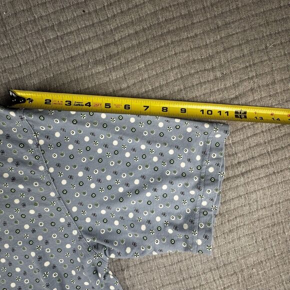 Onward Reserve Performance Polo Mens L Blue Pattern Geometric Golf Short Sleeve - Picture 4 of 8